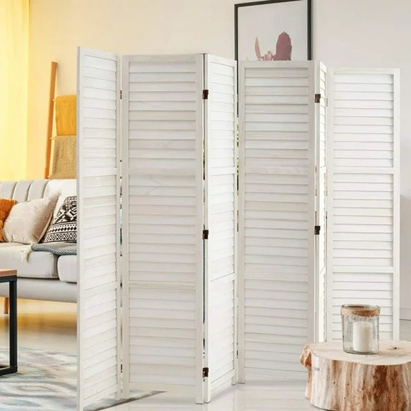 Dovecove Cessnock 150'' W 6 Panel Folding Room Divider Wayfair Canada